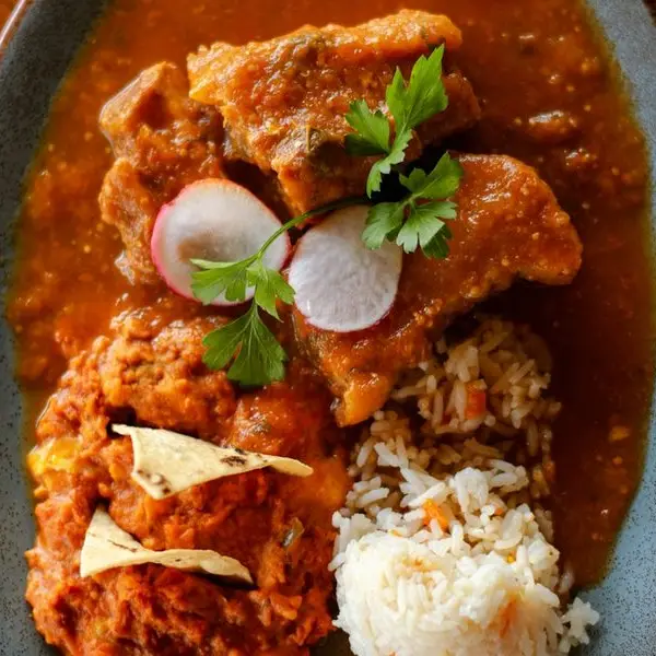 Guisado con arroz